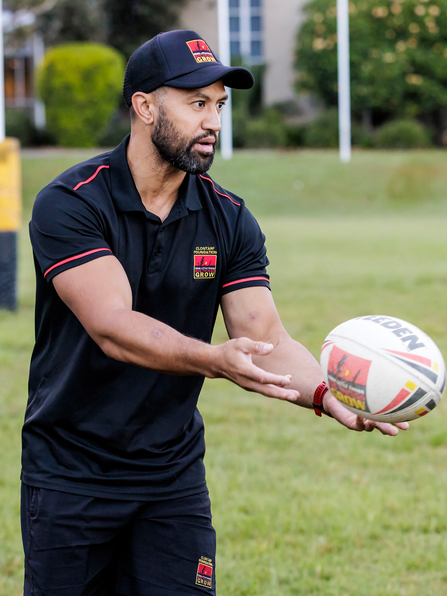 Clontarf Foundation coach playing AFL