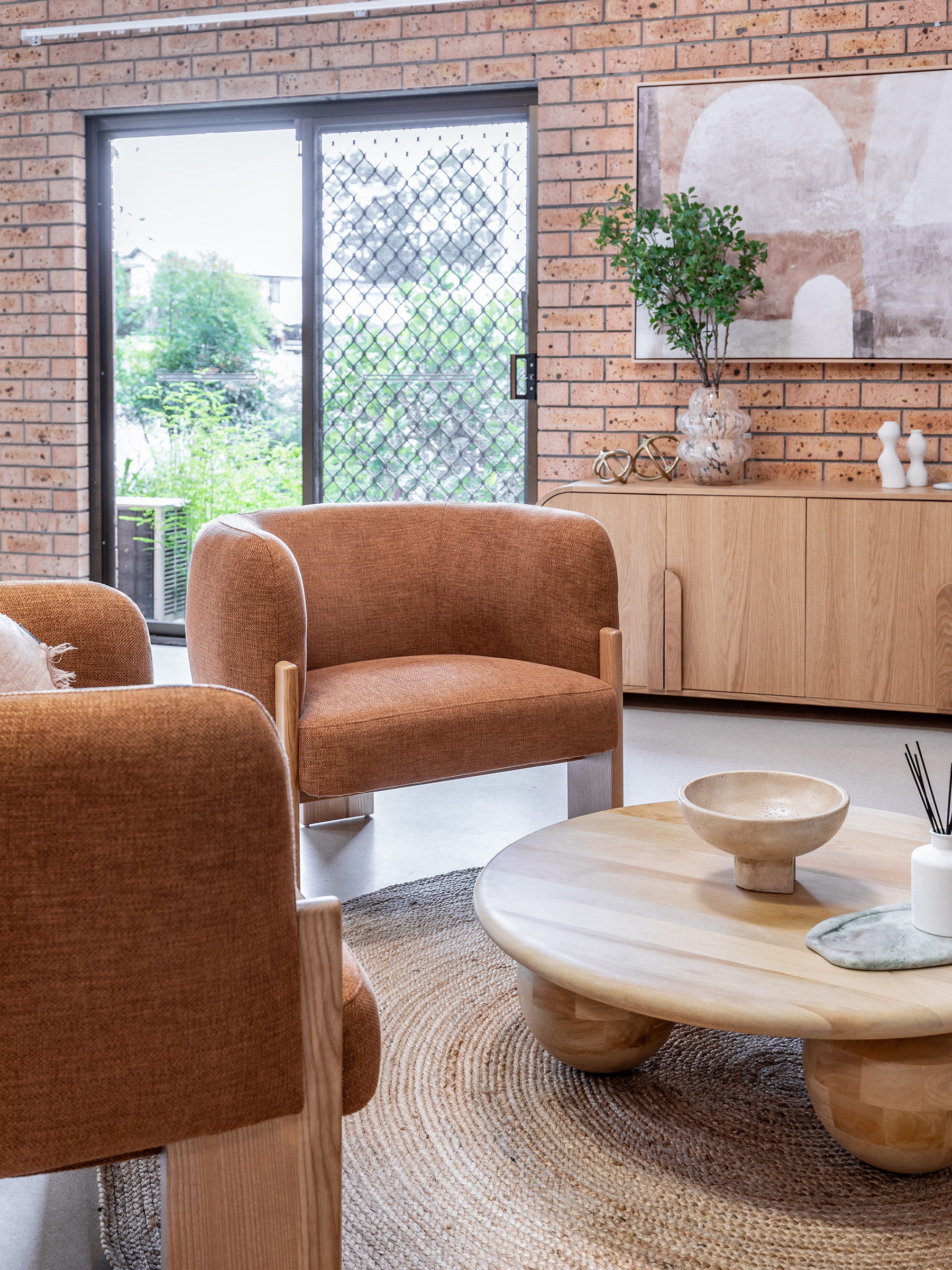 Chairs at a local community shelter for women